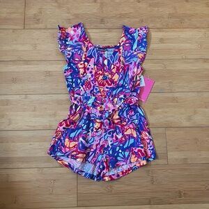 NWT Girls Size 5 Colorful Vince Camuto Romper Outfit